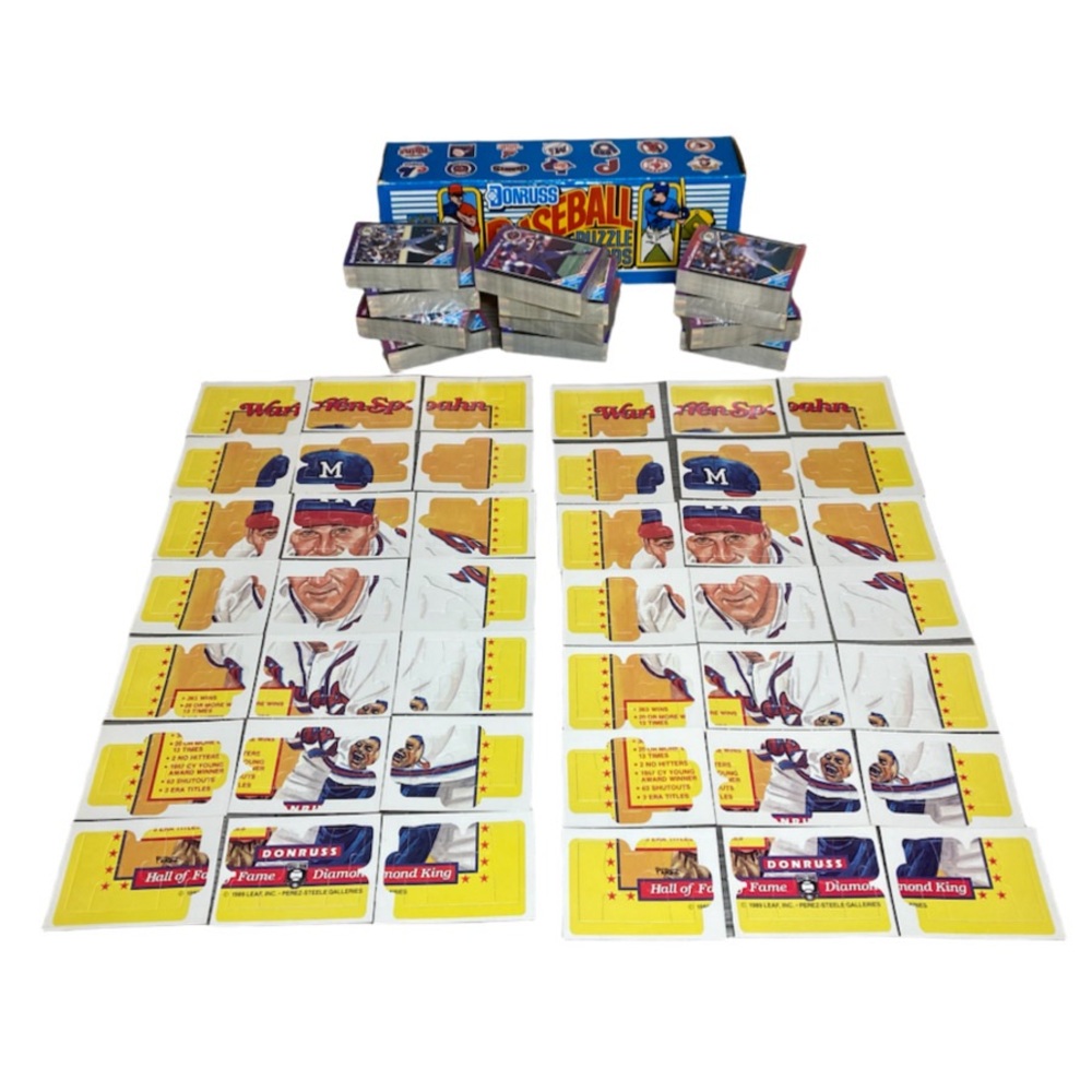1988-89 DONRUSS MLB Complete Boxed Set Baseball Sealed Trading Cards W. Spahn